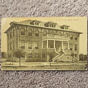 Vintage 1913 YMCA Mart Texas Postcard